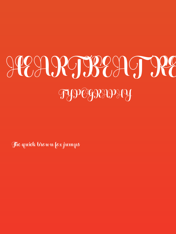 Heartbeat regular Poster