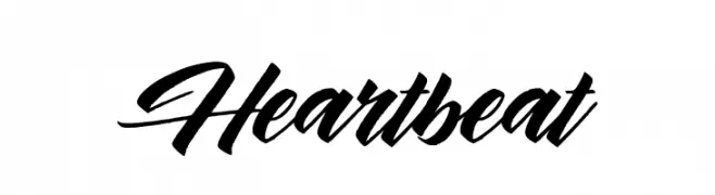 Heartbeat  Frei Schriftart Herunterladen