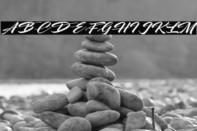 Heartbeat Font examples