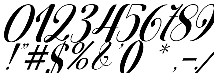 Heartbeatitalic Font OTHER CHARS