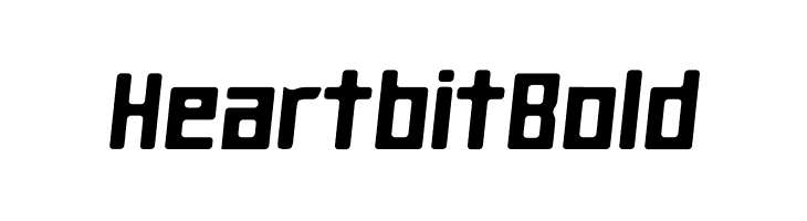 Heartbit Bold  Frei Schriftart Herunterladen