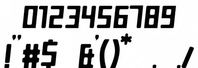 Heartbit Bold Font OTHER CHARS