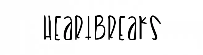 Heartbreaks  Fuentes Gratis Descargar