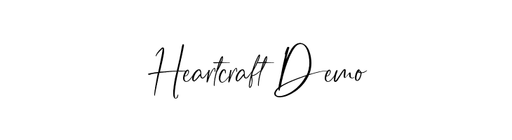 Heartcraft Demo  Free Fonts Download