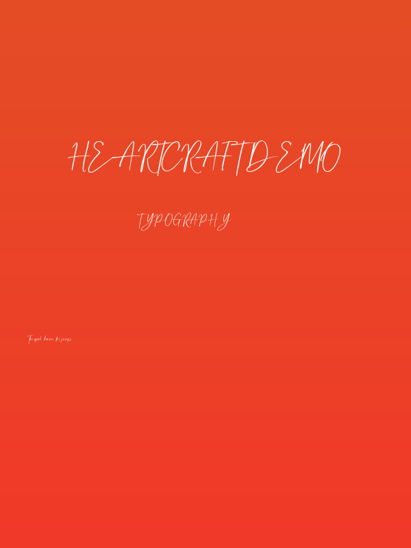 Heartcraft Demo Poster