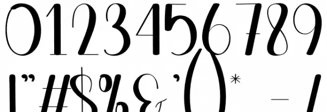 Heartfelt Font OTHER CHARS