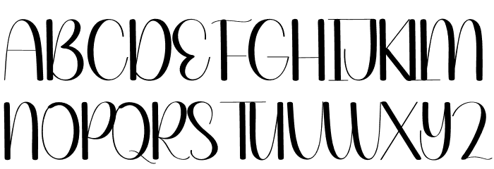 Heartfelt Schriftart Groß