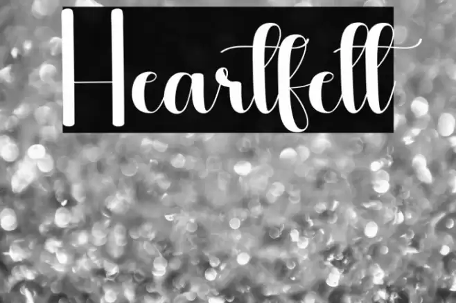 Heartfelt Font examples