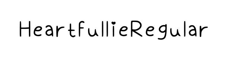 Heartfullie Regular  免费字体下载
