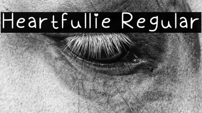 Heartfullie Regular Font examples