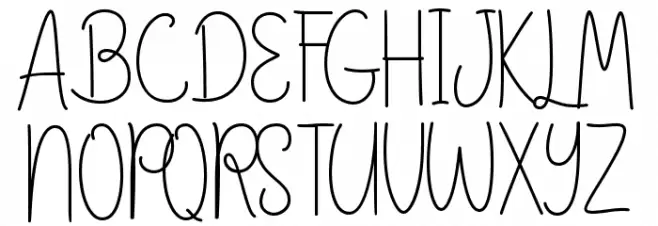 Heartin - Personal Use Schriftart Groß