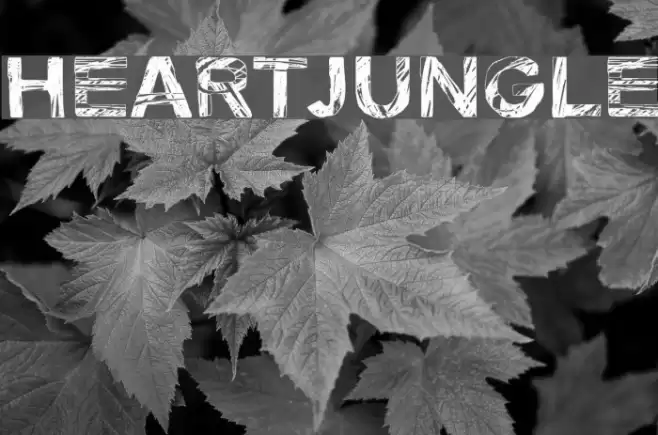 Heartjungle Font examples