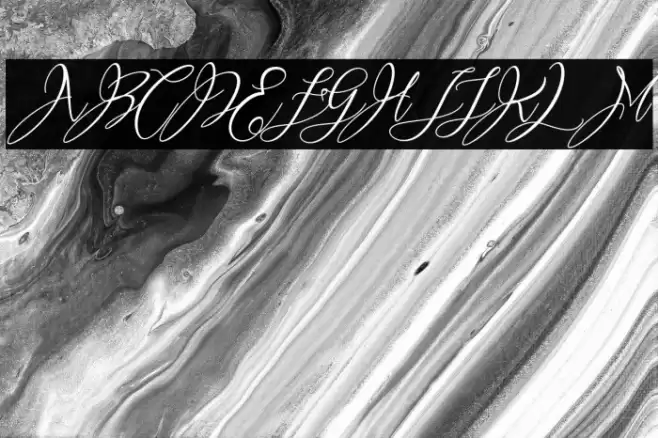 Heartkything Font examples