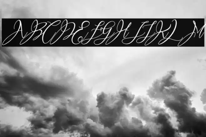 Heartkything Font examples