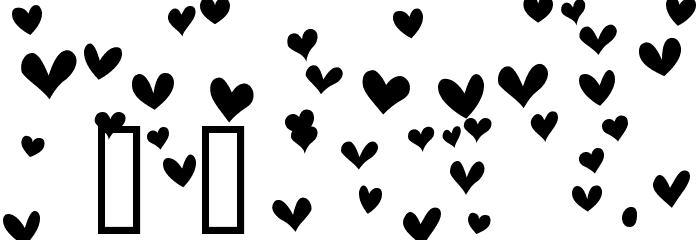 Heartland Hearts Font OTHER CHARS