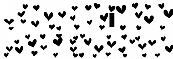 Heartland Hearts 字体 大写