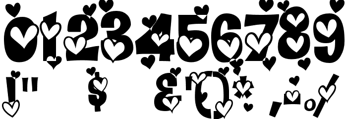 Heartland Regular Font OTHER CHARS