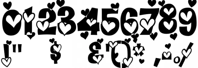 Heartland Regular Font OTHER CHARS