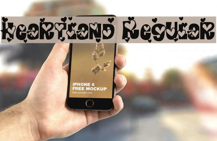 Heartland Regular Font examples