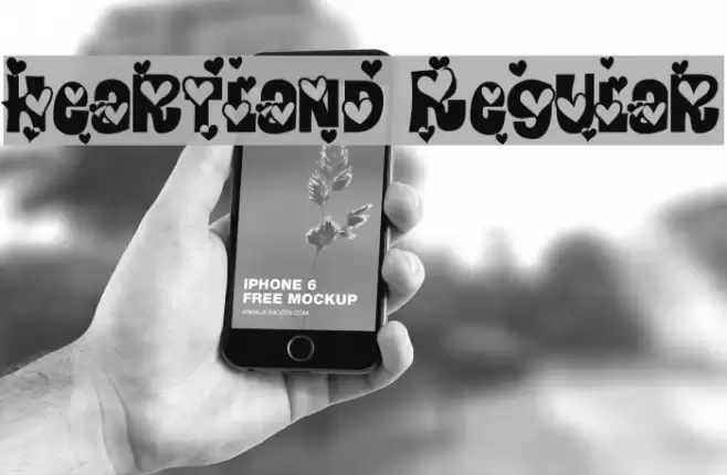 Heartland Regular Font examples