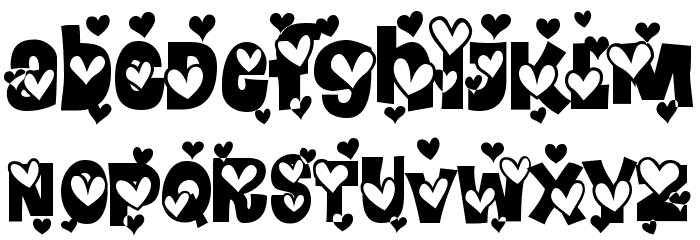 Heartland Regular Font LOWERCASE