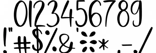 Heartland Font OTHER CHARS