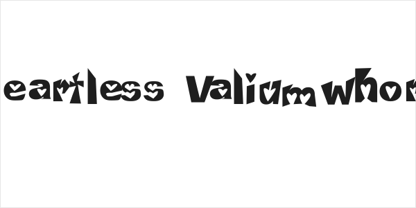 Heartless Valiumwhore Logo