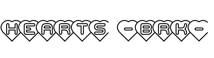 Hearts -BRK- Font