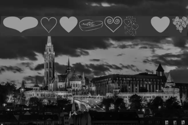 Hearts BV Font examples