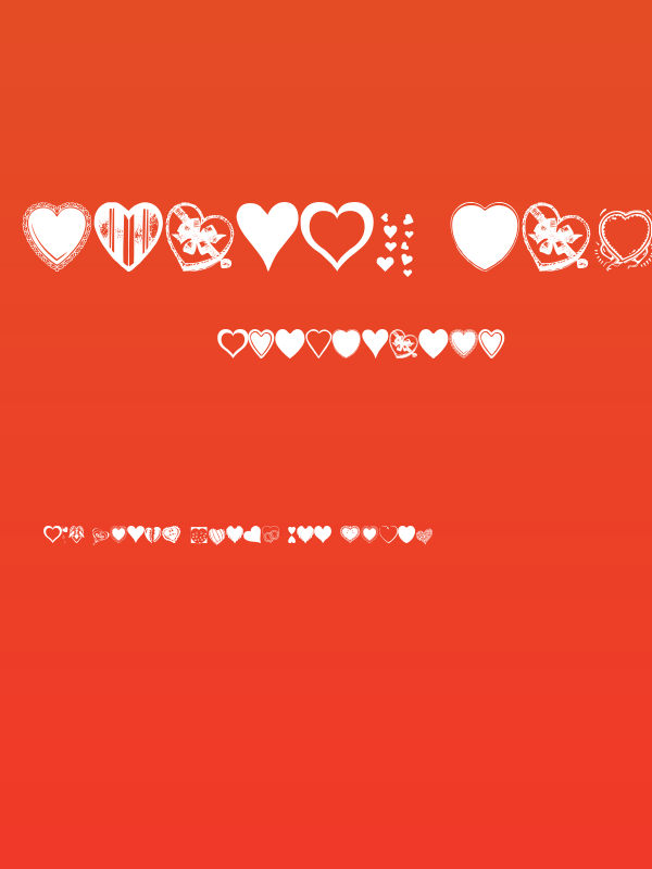 Hearts Galore Poster