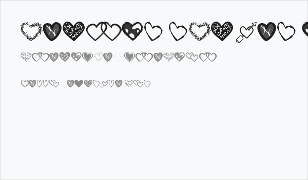 Hearts Shapes Tfb Business Card