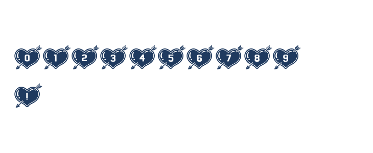 Hearts and Arrows Regular Other Characters