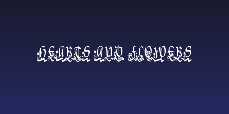 Hearts and Flowers Social Header