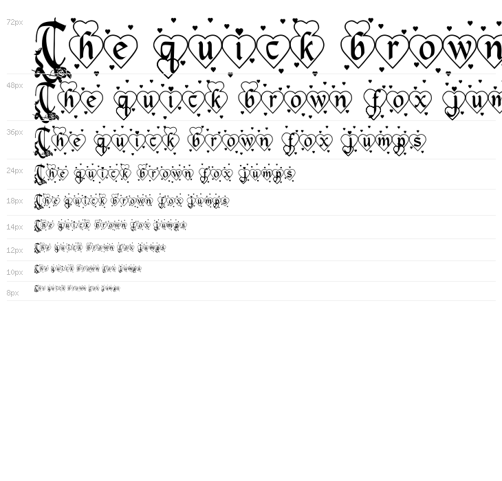 Hearts and Flowers Waterfall