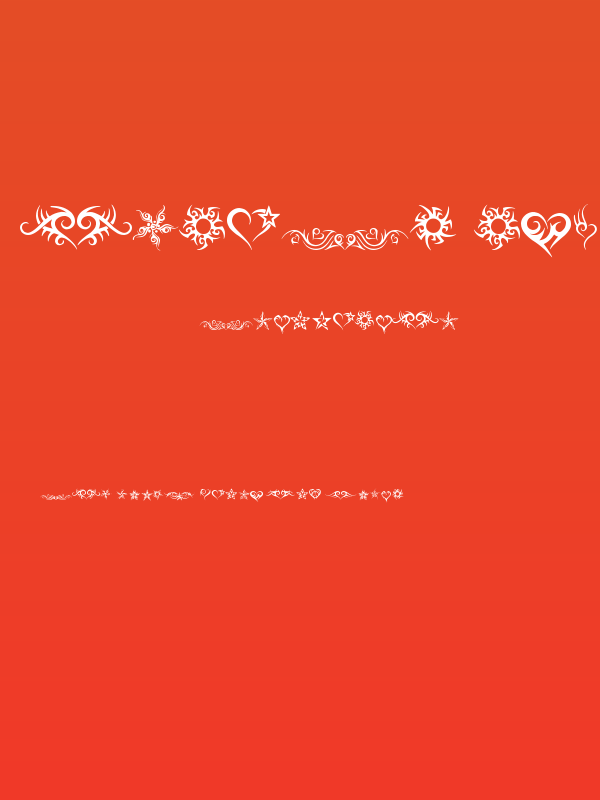 Hearts and Stars Poster