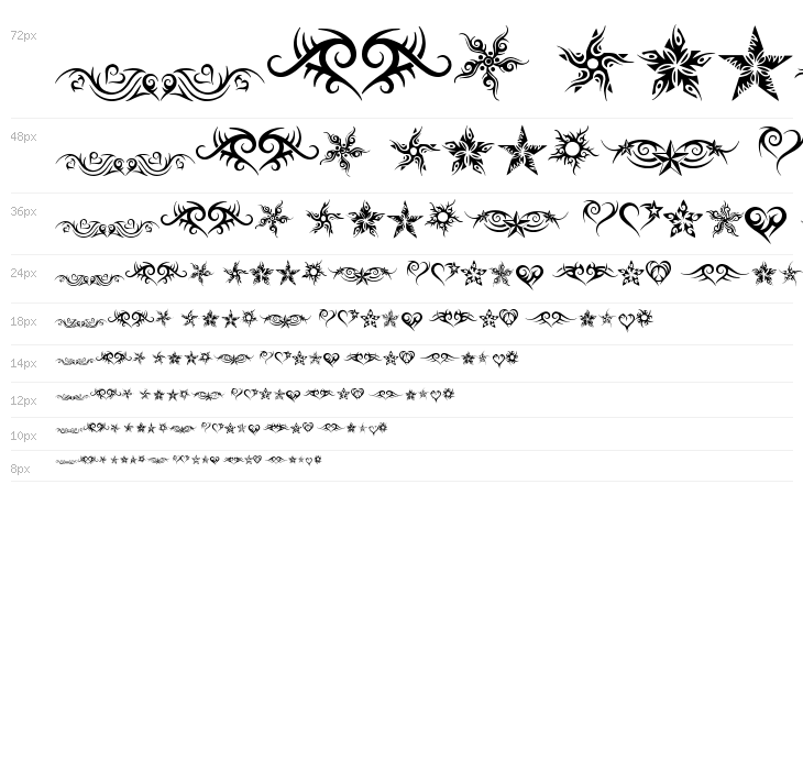 Hearts and Stars Waterfall