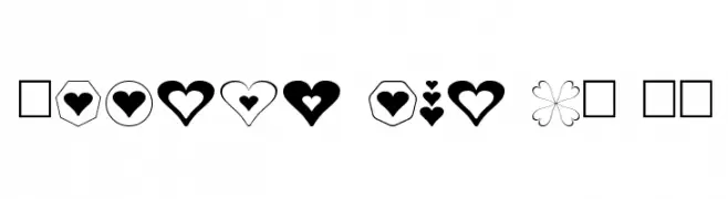 Hearts for 3D FX  नि: शुल्क फ़ॉन्ट्स डाउनलोड