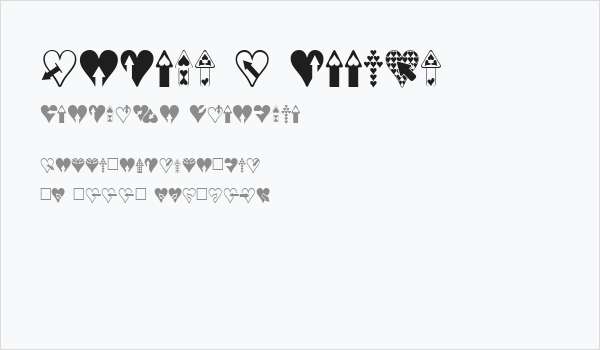 Hearts n Arrows Business Card