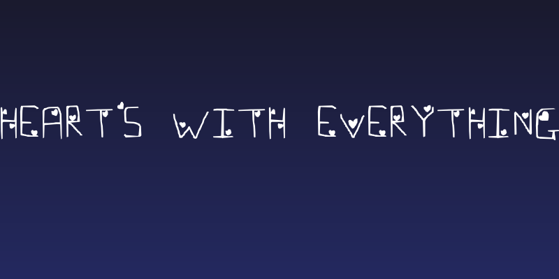 Hearts with Everything Social Header