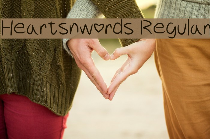 Heartsnwords Regular Polices examples
