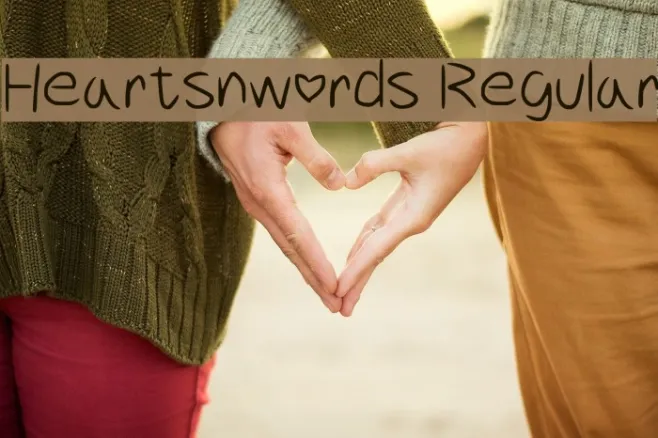 Heartsnwords Regular Example 2
