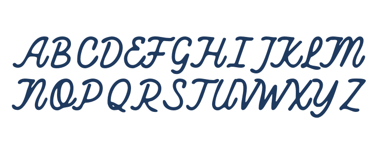 HeartstrongScriptSmooth-Reg Uppercase