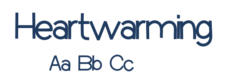 Heartwarming Font Preview