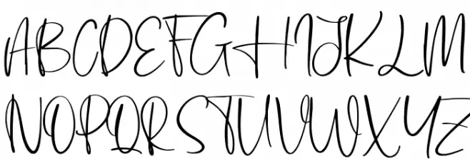 Heartworld फ़ॉन्ट अपरकेस