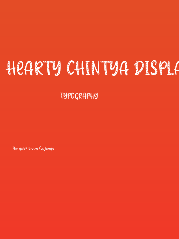 Hearty Chintya Display Personal Use Poster