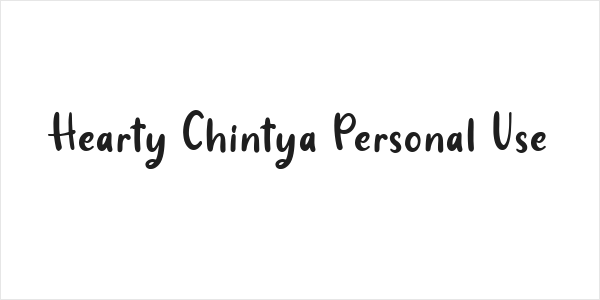 Hearty Chintya Personal Use Logo