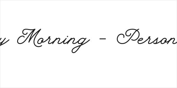 Hearty Morning - Personal Use Logo