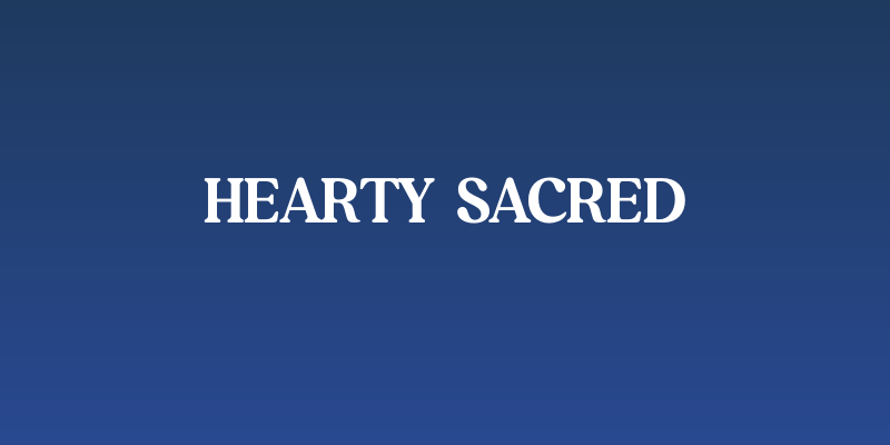 Hearty Sacred Social Header