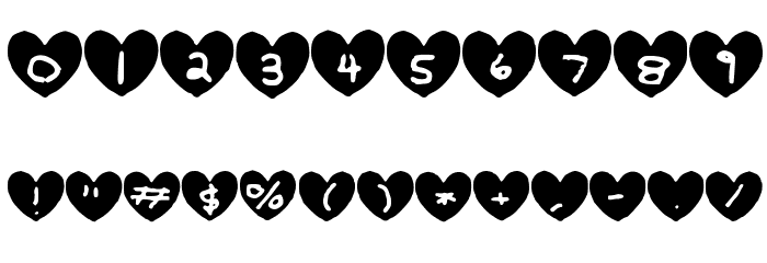 Hearty_Geelyn_Edits_Airbrush Font OTHER CHARS