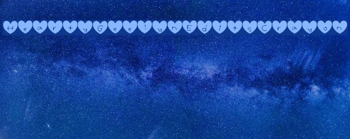 Hearty_Geelyn_Edits_Crayon 字体 examples